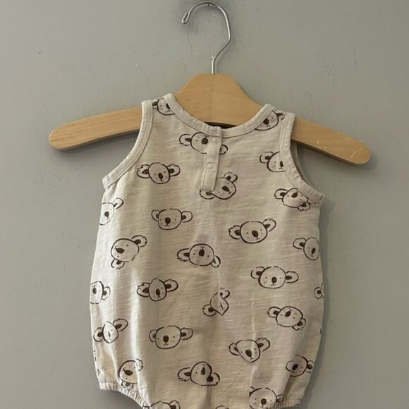 $26 ADD ON rylee + cru neutral koala romper 3-6M Hanna Andersson Mini Boden - Picture 2 of 3